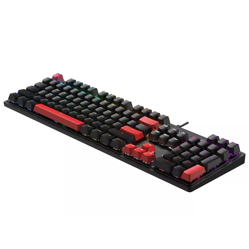 A4Tech 47737 Bloody S520N Fire Black (BLMS Red Plus Switch) - vadu mehāniskā tastatūra
