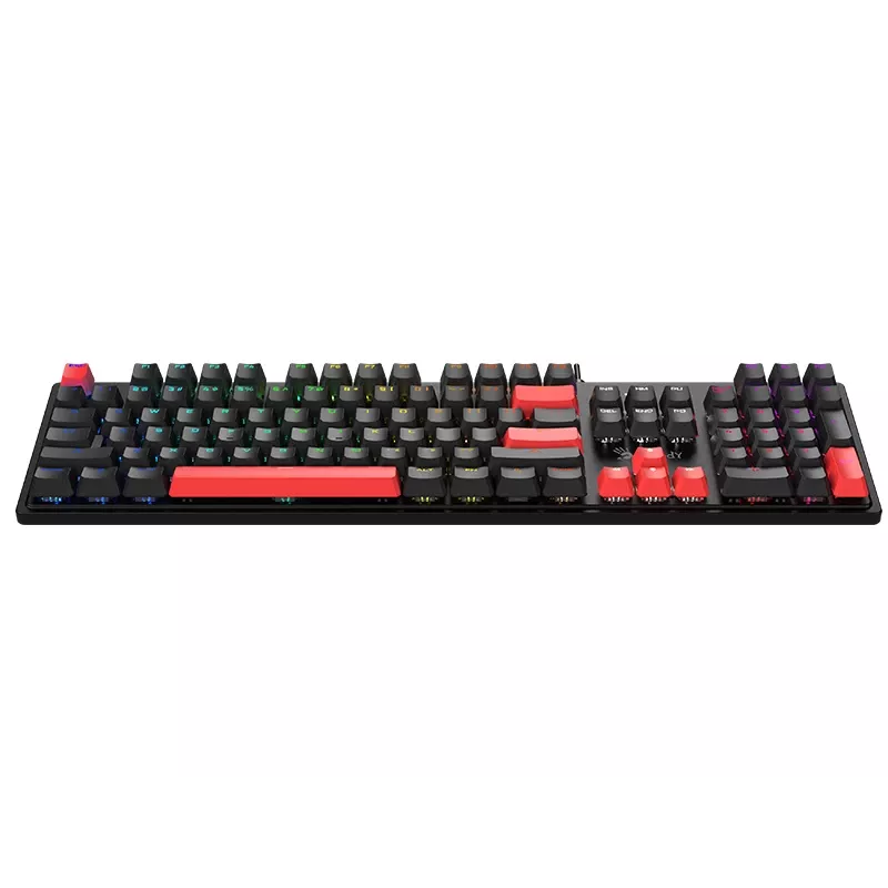 A4Tech 47737 Bloody S520N Fire Black (BLMS Red Plus Switch) - vadu mehāniskā tastatūra
