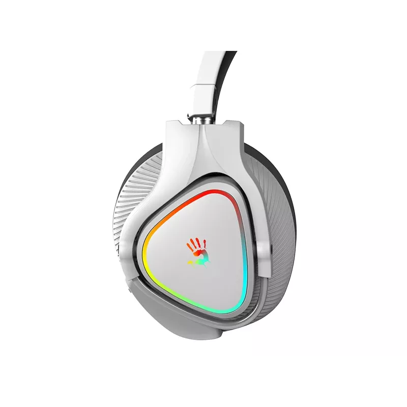 A4Tech 47752 Bloody MR710 RGB bezvadu spēļu austiņas, pelēkas