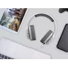 A4Tech 47752 Bloody MR710 RGB bezvadu spēļu austiņas, pelēkas