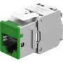 Goobay Keystone modulis RJ45 CAT 6A, STP, Slim, zaļš (77945)