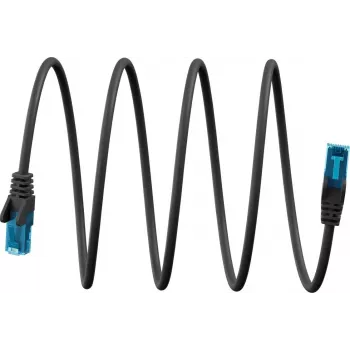 Goobay Ultra-Flexible CAT 6A Patch Cable U/UTP, melns (79196)