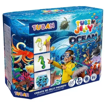 Tubi Jelly Ocean komplekts - lielais akvārijs 8 krāsas