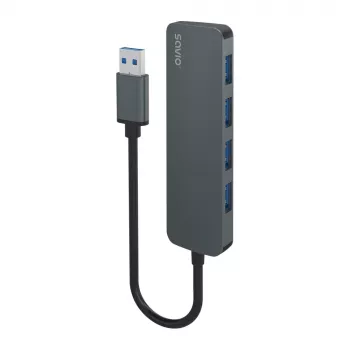 SAVIO AK-053 USB 3.1 Gen.1 4 portu USB centrmezgls