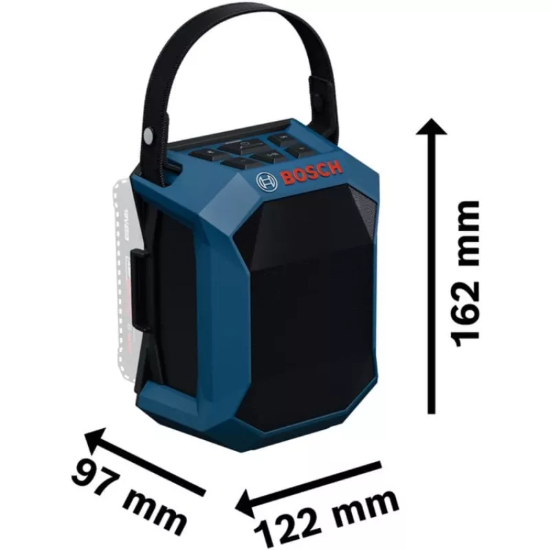 Bosch 06014A7001 Strāvas adapteris Zils
