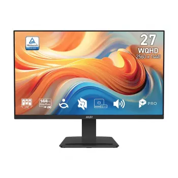 MSI PRO MP273Q E14 27 collu LED WQHD plakanais monitors, 144 Hz, melns