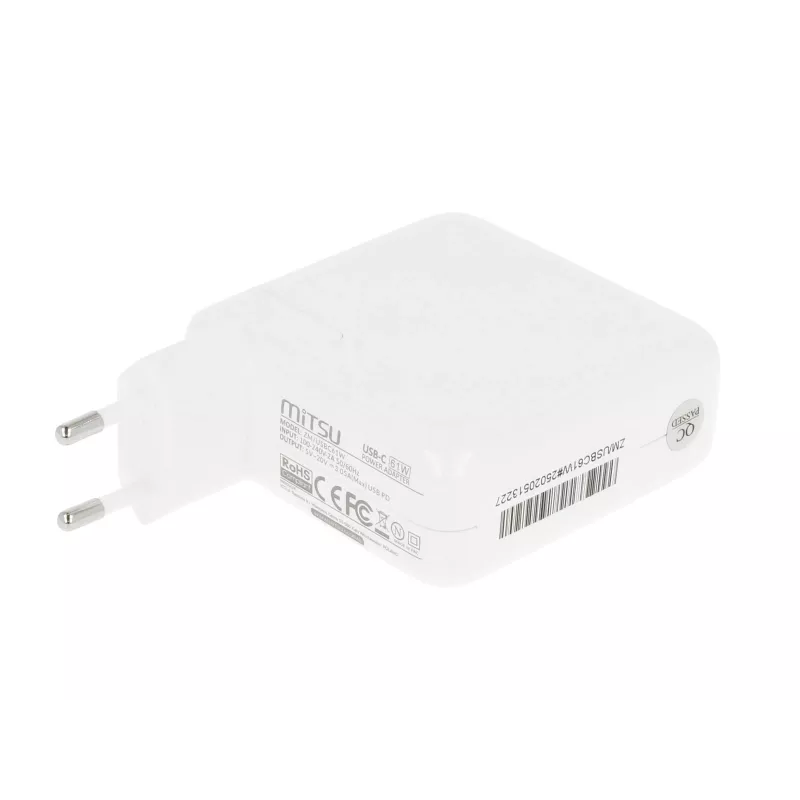 Klēpjdatora lādētājs 61W USB-C 5V-9V-12V-15V-20V-20.3V/3A PD