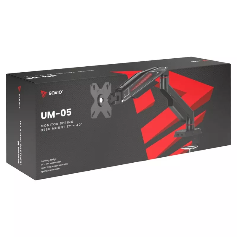 Savio UM-05 Displejs Melns