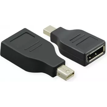 VALUE 12.99.3161 Mini DisplayPort uz DisplayPort adaptera kabelis, melns