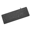 Gembird KB-MCH-05-CYRL Multimēdiju USB tastatūra, kirilicas taustiņi, melna