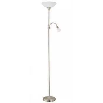Grīdas lampa 82842 Opal Chrom E14/E27 25W