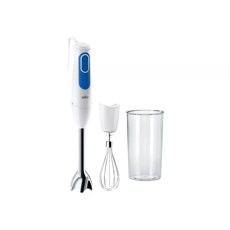 Braun MQ 3005 rokas blenderis, 700 W, 2 ātrumi, balts/zils