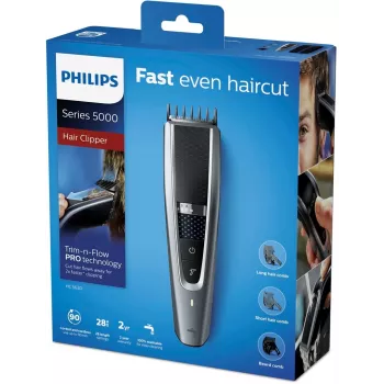 Philips HC5630/15 Matu griezējs Series 5000, melns/sudrabs