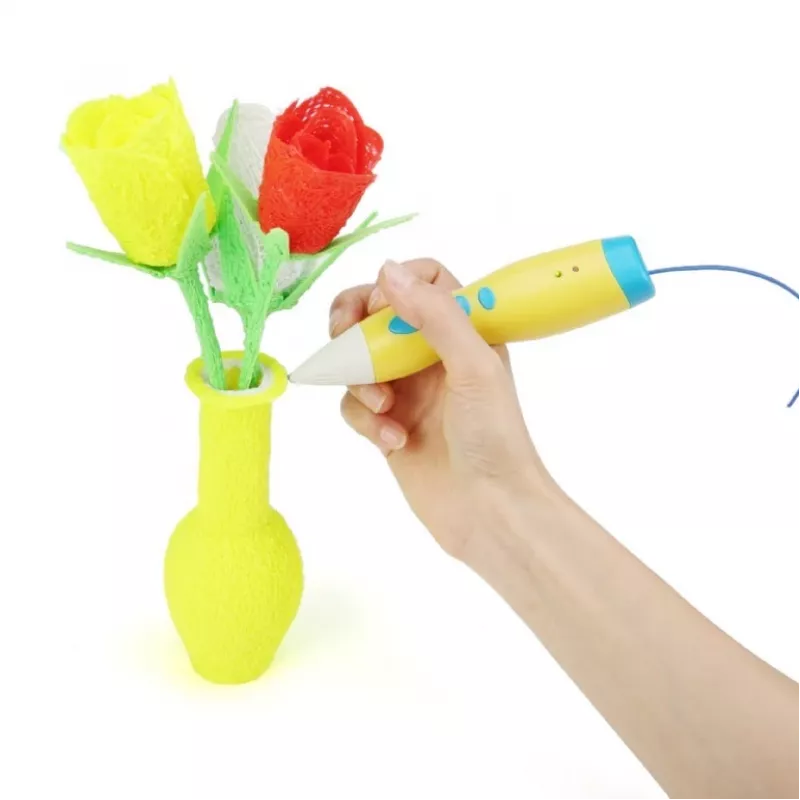 Gembird 3DP-PENLT-01 zemas temperatūras 3D printera pildspalva dzeltenā krāsā