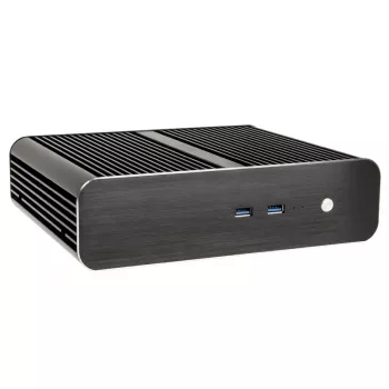 Akasa Euler S bezventilatora Thin-Mini-ITX korpuss, OEM - melns