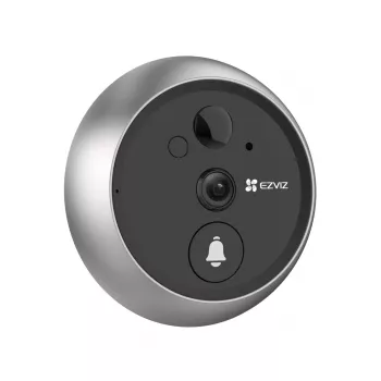 EZVIZ DP2 2K video durvju zvans 3 MP 10,9 cm (4,3) Sudrabs