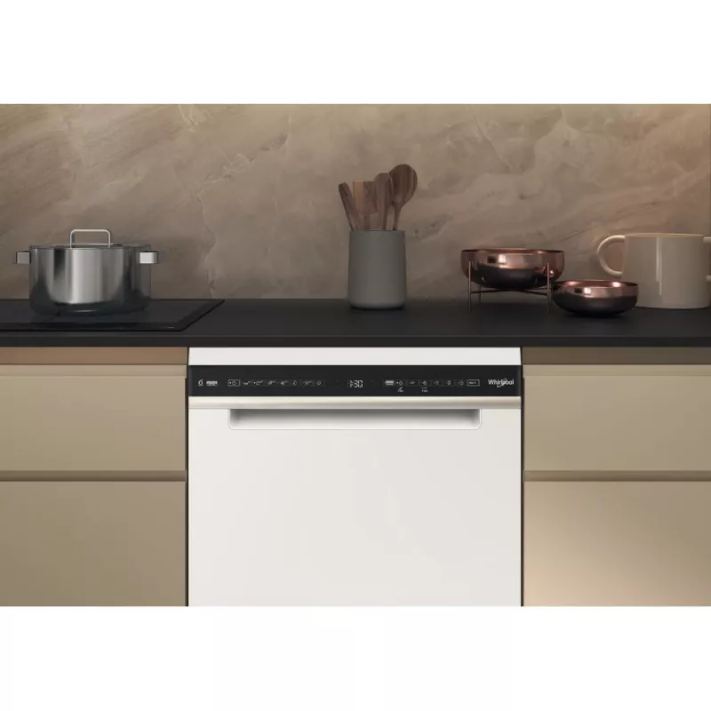Whirlpool W7F HS51 Brīvi stāvoša trauku mazgājamā mašīna, 15 komplekti, B