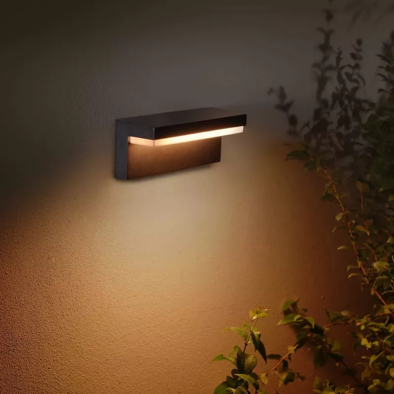 Philips Hue Nyro White & Cool Amb. sienas lampa 1000lm melna