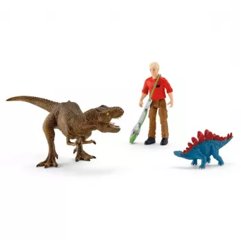 Schleich Dinozauri 41465 Tyrannosaurus Rex Uzbrukums