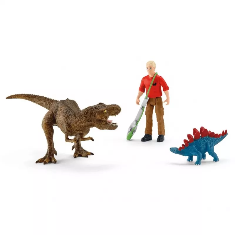 Schleich Dinozauri 41465 Tyrannosaurus Rex Uzbrukums