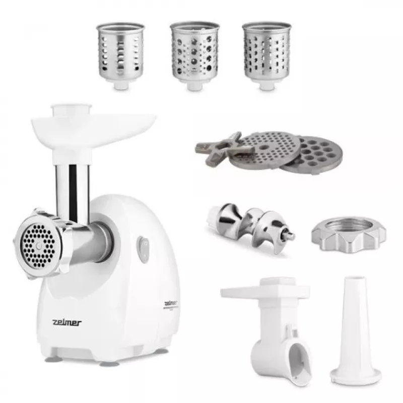 Zelmer ZMM4045B gaļas maļamā mašīna 1900 W Balta