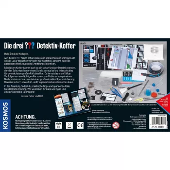 Die drei ??? Detektīva Carry Case, Detektīvu komplekts jaunajiem detektīviem