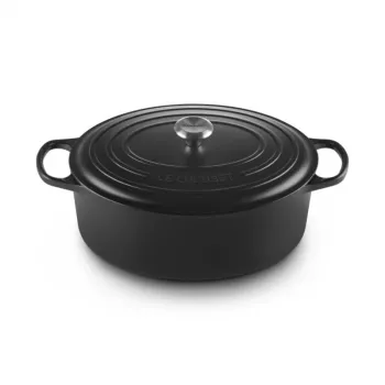 Le Creuset Signature Cepšanas Trauks ovāls 35cm melns (21178350000430)