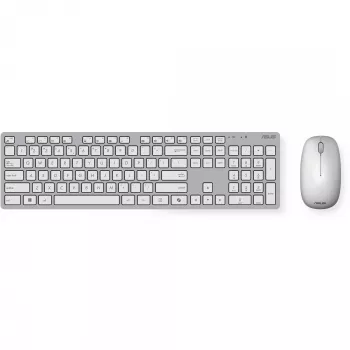 Bezvadu tastatūras un peles komplekts ASUS W5000, balts