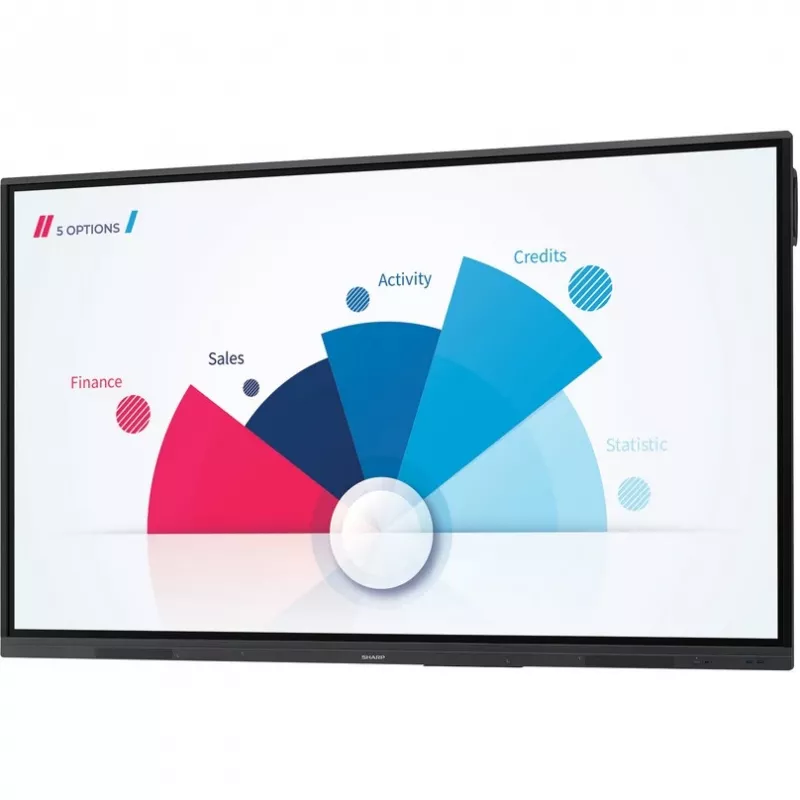 Sharp PN-L652B interaktīvā tāfele 165,1 cm (65 inch) 3840 x 2160 pikseļi skārienekrāns melna (PNL652B)