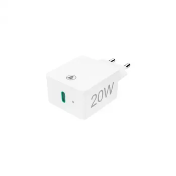 Lādētājs Hama 00201652 220V USB-C PD/Qualcomm 25W Balts