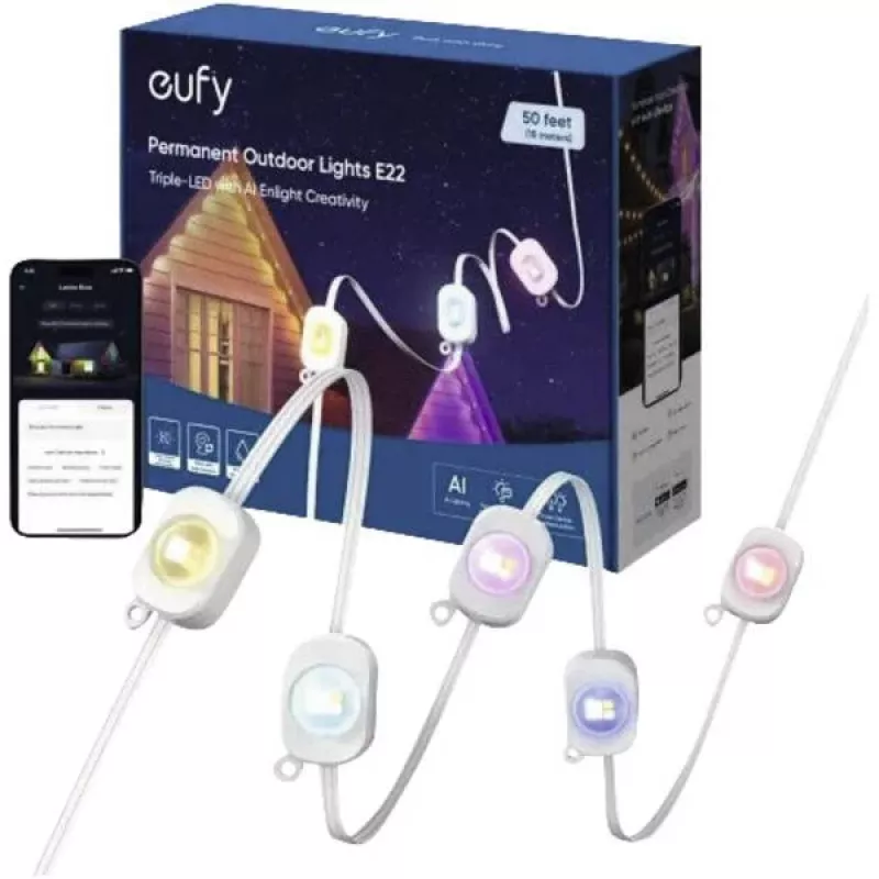 eufy Pastāvīgā āra gaisma, 15m (T8L023E1)