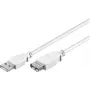USB kabelis Wentronic 96199 Balts