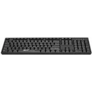 GCQ CleanType Easy Basic - Tastatūra - Plastmasa, medicīnas videi - mazgājama - USB - QWERTY - ASV - Melna