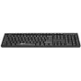 GCQ CleanType Easy Basic - Tastatūra - Plastmasa, medicīnas videi - mazgājama - USB - QWERTY - ASV - Melna