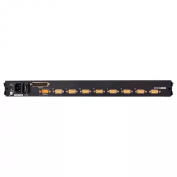 ATEN CL5708MW 43cm platā LCD KVM slēdzis, USB-PS/2, VGA, 8 porti, UK izkārtojums