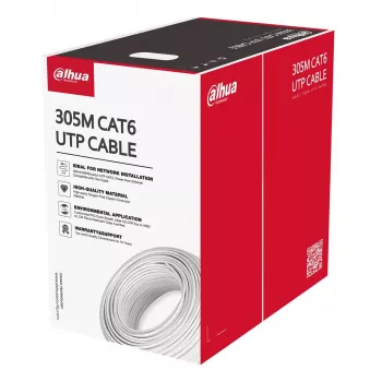 Dahua Technology PFM920I-6UN-C-V2 tīkla kabelis balts 305 m Cat6 U/UTP