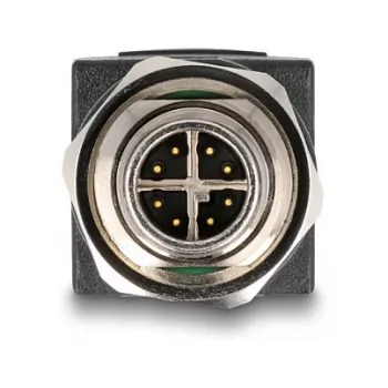 Delock M12 Adapter X-coded 8 kontaktu spraudnis uz RJ45 ligzdu taisns