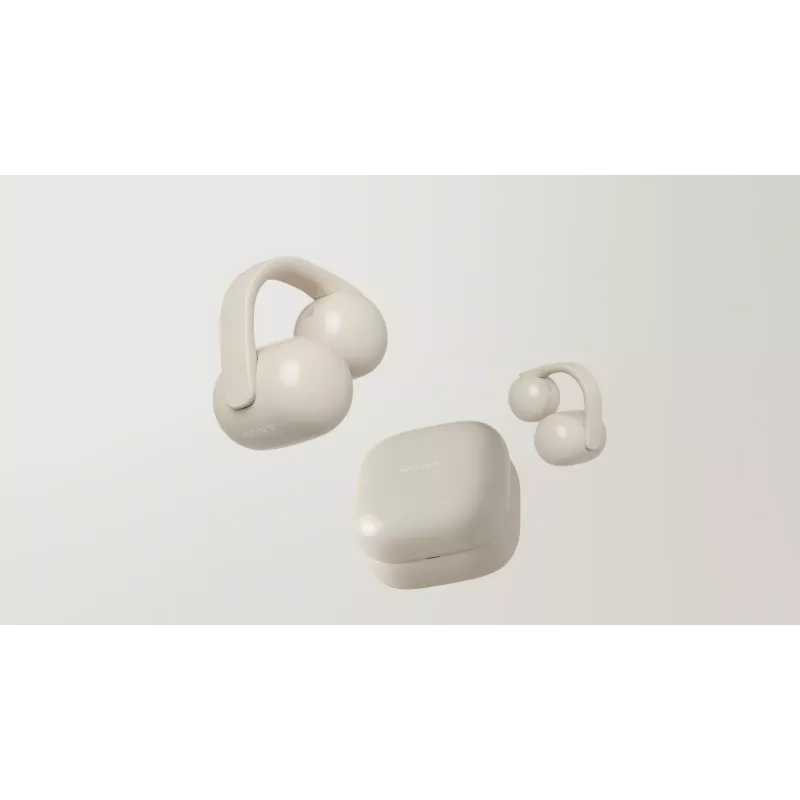 Sony LinkBuds WF-LC900 Clip Bezvadu Atvērtās Auss Ausiņas Greige