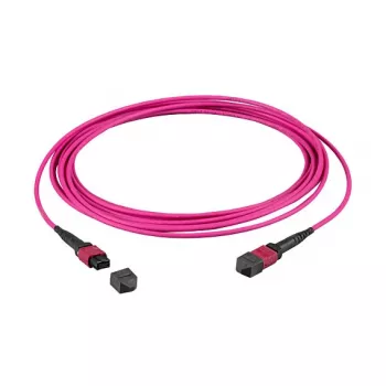 EFB MTP(F)-MTP(F) Patch Cable OM4 12 Šķiedras Type B LSZH viršu violets 0,5m