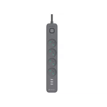 Tracer 47685 Power Line+ 5m (4 kontaktligzdas + 3x USB A)