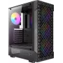 ANTEC VX-320 ARGB ATX, Micro-ATX, ITX Mid Tower Gaming PC korpuss, melns