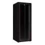 ROLINE 19 collu tīkla skapis Pro 47 HE, 800x800 PxD, stikla durvis, melns