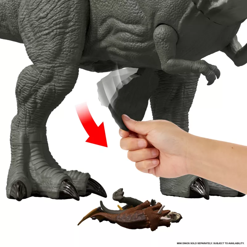 Jurassic World Rebirth Super Colossal Tyrannosaurus Rex Figūra, T-Rex Dinozaurs Rotaļlieta