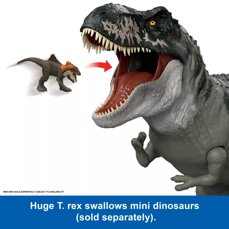 Jurassic World Rebirth Super Colossal Tyrannosaurus Rex Figūra, T-Rex Dinozaurs Rotaļlieta