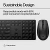 HP 650 Bezvadu tastatūras un peles komplekts, pilna izmēra (100%), RF bezvadu, membrānas, melns, pele iekļauta