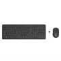 HP 330 Bezvadu Peles un Tastatūras Komplekts, Pilna izmēra (100%), Bezvadu, RF Bezvadu, Melns, Pele iekļauta