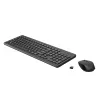 HP 330 Bezvadu Peles un Tastatūras Komplekts, Pilna izmēra (100%), Bezvadu, RF Bezvadu, Melns, Pele iekļauta