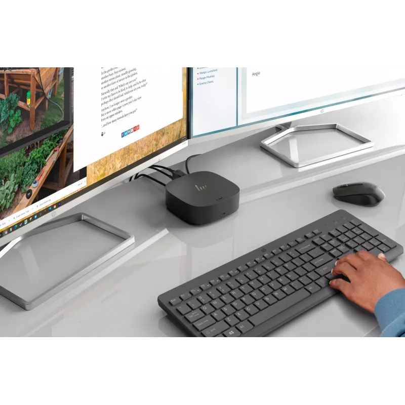 HP 330 Bezvadu Peles un Tastatūras Komplekts, Pilna izmēra (100%), Bezvadu, RF Bezvadu, Melns, Pele iekļauta