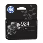 HP 924 Black Original tintas kasetne, standarta ietilpība, melna, 1 gab., 500 lapas, 400 lapas, viena iepakojumā