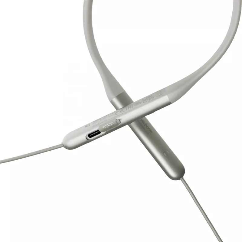 Verbatim TruSound ANC Kakla Siksnas Austiņas Pelēkas, Bezvadu, 20 - 20000 Hz, Mūzika/Ikdiena, 46.5 g, Headset, Pelēks